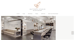 Desktop Screenshot of butterflystudiosalon.com